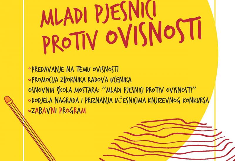Mladi pjesnici protiv ovisnosti u utorak u Ćorovića kući 